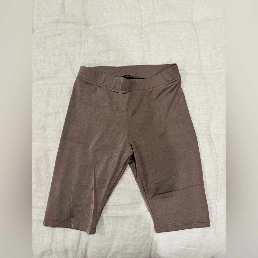Zara Woman Brown Leggings